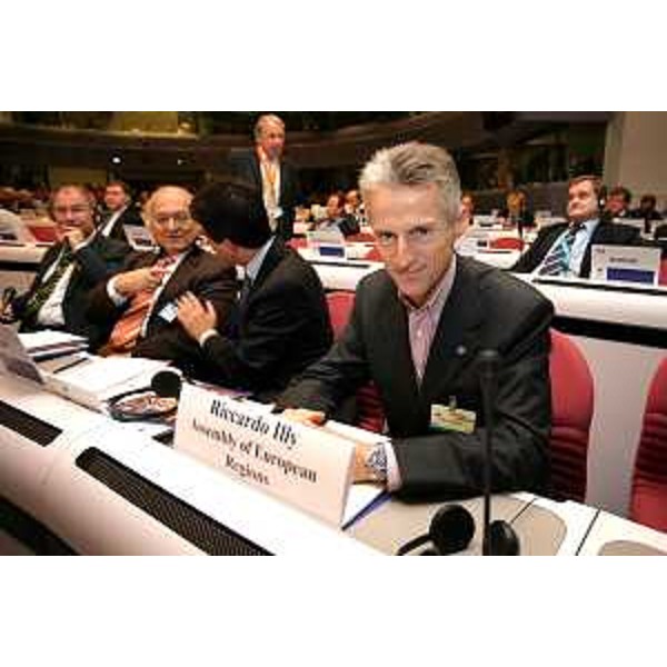 Riccardo Illy (Presidente Regione Friuli Venezia Giulia e Presidente dell'Assemblea delle Regioni d'Europa) nell'ambito del 'dialogo strutturato'. (Bruxelles 07/12/06)
