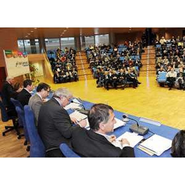 L'Auditorium della Regione durante gli Stati generali della Cultura. (Udine 16/03/11)