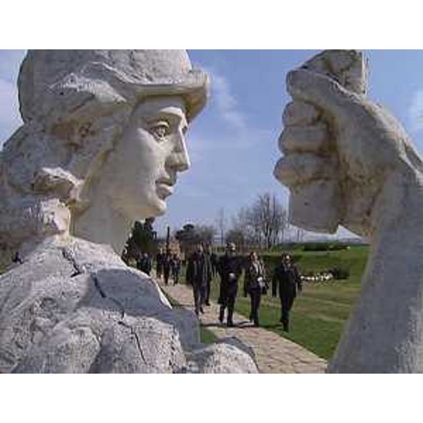 Renzo Tondo (Presidente FVG) visita l'antica fortezza di Alba Iulia. (Alba Iulia 25/03/11)