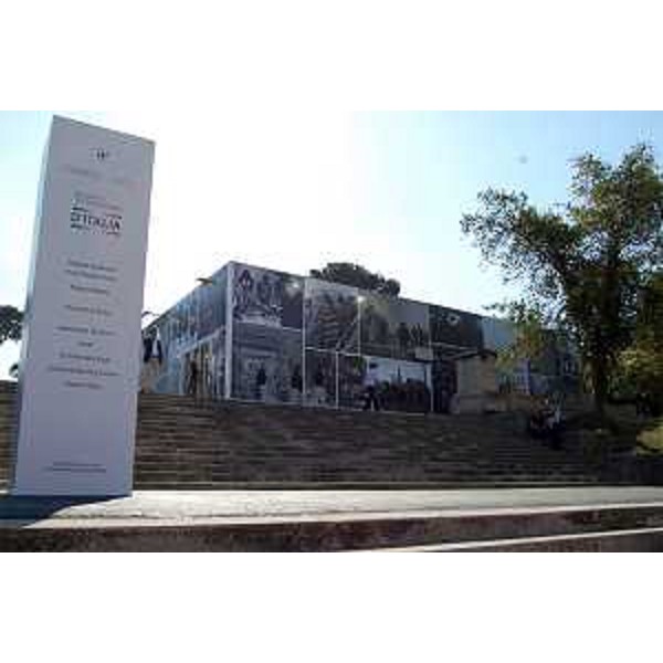 Spazio espositivo della Regione Friuli Venezia Giulia a Valle Giulia per il 150° dell'Unità d'Italia. (Roma 01/04/11)