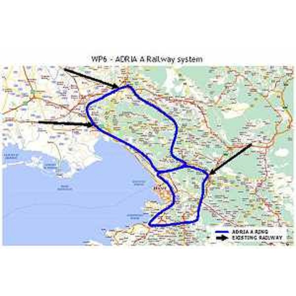 Mappa Sistema ferroviario Adria_A - quadro di dettaglio