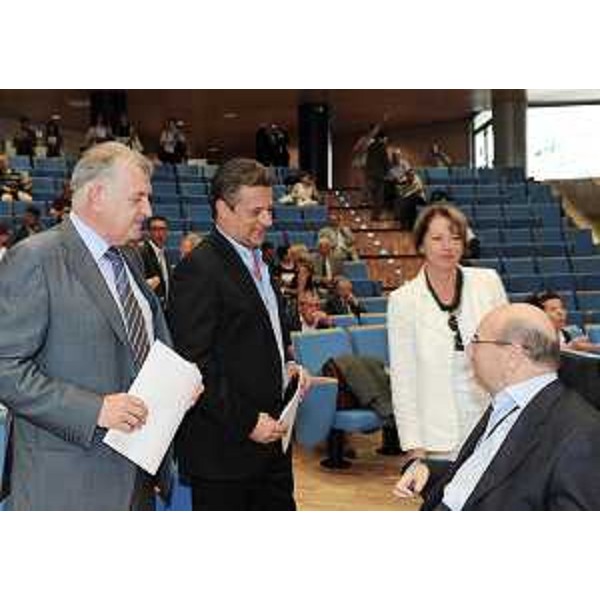 Vladimir Kosic (Assessore regionale Salute e Politiche sociali) al convegno "Conoscere per governare - Sanità e Politiche sociali 2007-2011 e oltre", nell'Auditorium della Regione. (Udine 11/07/11)