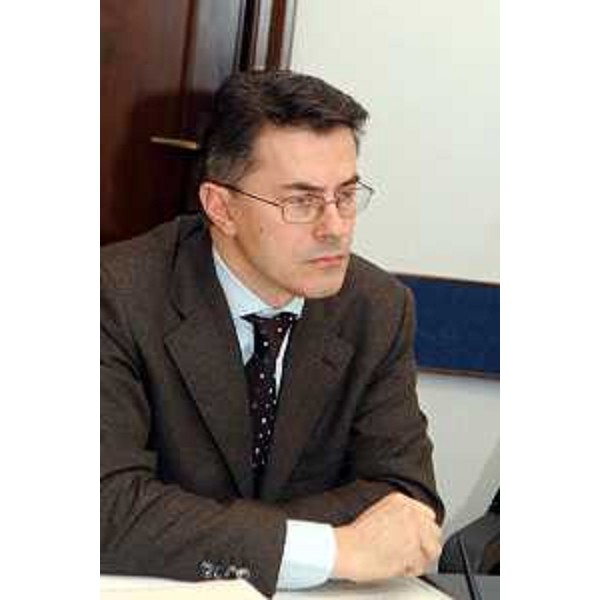 Ezio Beltrame (Assessore regionale alla salute e protezione sociale) ritratto in occasione della firma dei contratti di quattro direttori generali della sanità del Friuli Venezia Giulia. (Trieste 29/12/06)