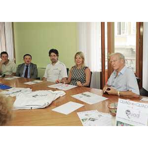 Federica Seganti (Assessore regionale Attività produttive) alla presentazione del primo Raduno Quad "Trieste e la Mitteleuropa - Gran Premio Italo Svevo". (Trieste 08/09/11)