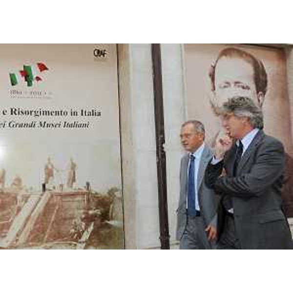 Andrea Garlatti (Assessore regionale Funzione pubblica, Autonomie locali e Coordinamento Riforme) e Renzo Tondo (Presidente Friuli Venezia Giulia). (Pordenone 15/09/11)