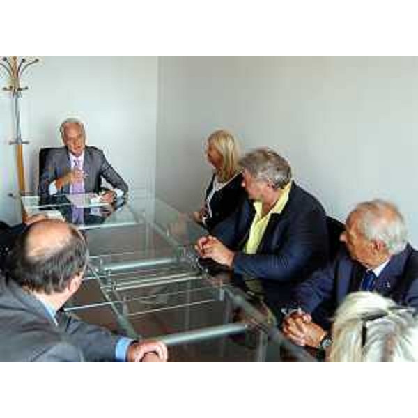 L'incontro tra la delegazione del Friuli Venezia Giulia e Sergio Barbanti (Ambasciatore d'Italia in Montenegro). (Podgorica 15/09/11)