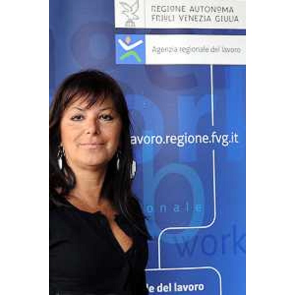 Angela Brandi (assessore regionale al Lavoro) in occasione del convegno "Il mercato del lavoro in Friuli Venezia Giulia – Rapporto 2011". (Udine 06/10/11)