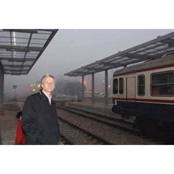 Riccardo Illy (Presidente Regione Friuli Venezia Giulia) visita il cantiere di costruzione della nuova stazione ferroviaria di Cividale del Friuli. (Cividale del Friuli 19/01/07)