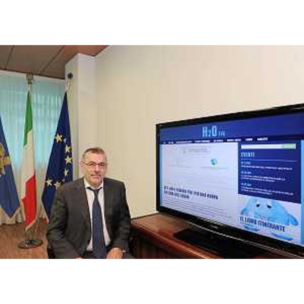 Alessandro Colautti (Consigliere regionale e presidente IV Commissione consiliare) alla presentazione del portale www.h2o.fvg.it, dedicato al Sistema di Area vasta per le tariffe idriche in Friuli Venezia Giulia. (Udine 07/11/11)