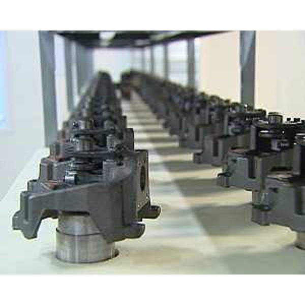 Linea produttiva della Keymec, centro di innovazione, ricerca e formazione per la meccanica nella Zona Industriale "Ponterosso" (ZIPR). (San Vito al Tagliamento 11/11/11)