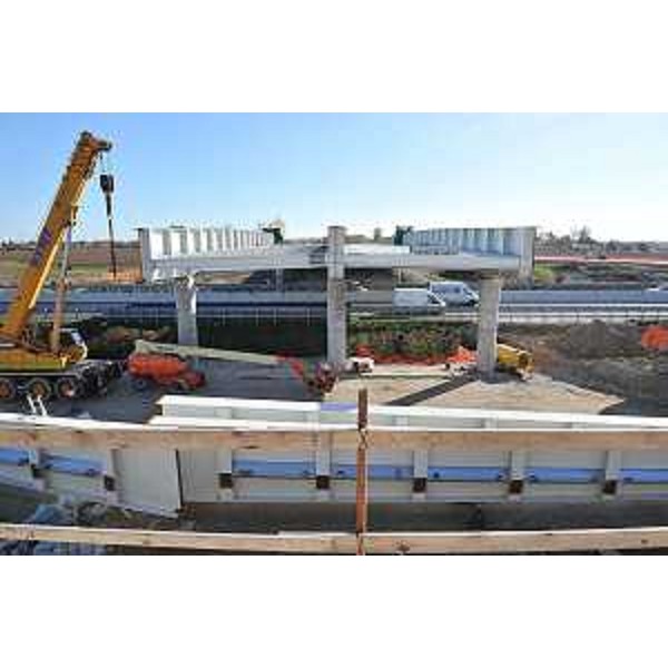 Cantiere sul I Lotto della terza corsia della A4 tra Quarto d'Altino e San Donà di Piave. (14/11/11)