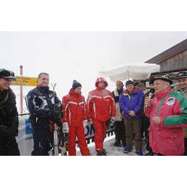Riccardo Illy (Presidente Regione Friuli Venezia Giulia) ritratto in occasione dell'inaugurazione della nuova pista a Sella Nevea. (Sella Nevea 22/01/07)
