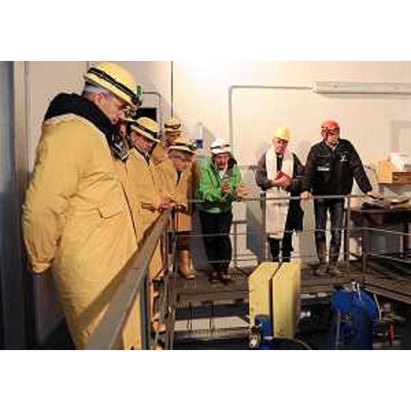 Inaugurazione della centralina idroelettrica nell'ex Miniera di Raibl. (Cave del Predil 03/12/11)