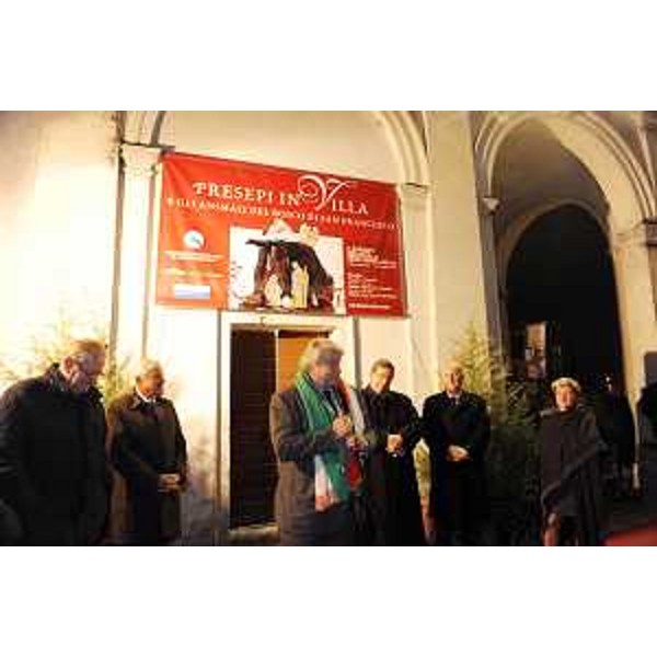 Elio De Anna (Assessore regionale Cultura) all'inaugurazione della terza edizione di "Presepi in Villa e gli animali del bosco di San Francesco". (Villa Manin di Passariano 06/12/11)