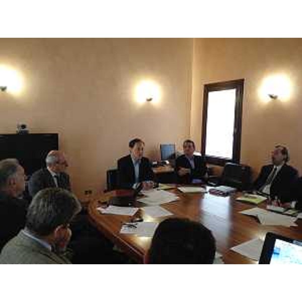 Luca Ciriani (Vicepresidente FVG) alla conferenza stampa di presentazione del Consorzio turistico Piancavallo Dolomiti Friulane. (Pordenone 09/12/11)