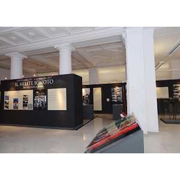 La mostra "Il Milite Ignoto", nel palazzo della Regione in piazza Unità d'Italia. (Trieste 13/01/12)