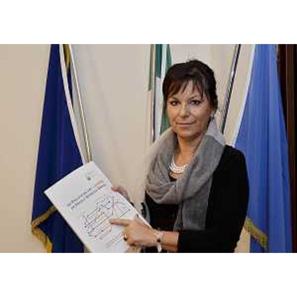 Angela Brandi (Assessore regionale Lavoro) alla presentazione del vademecum bimestrale sulle politiche del lavoro in Friuli Venezia Giulia. (Trieste 20/01/12)