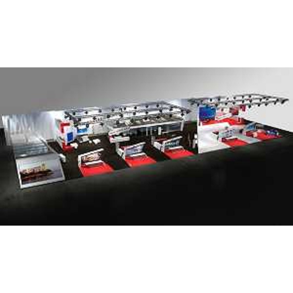 'Rendering' dello stand del Friuli Venezia Giulia per la prossima BIT-Borsa Internazionale Turismo di Milano. (Trieste 02/02/12)