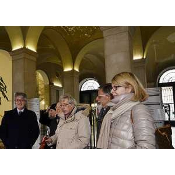 Renzo Tondo (Presidente Friuli Venezia Giulia) e Sandra Savino (Assessore regionale Finanze, Patrimonio e Programmazione) all'Ospedale Maggiore dell'Azienda Ospedaliero-Universitaria "Ospedali Riuniti". (Trieste 07/02/12)
