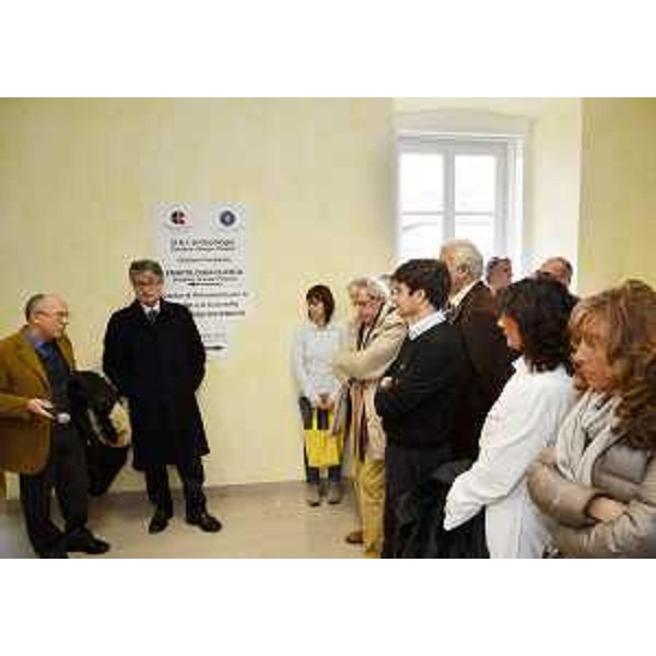 Francesco Cobello (Direttore Generale AOU TS) e Renzo Tondo (Presidente Friuli Venezia Giulia) all'Ospedale Maggiore dell'Azienda Ospedaliero-Universitaria "Ospedali Riuniti". (Trieste 07/02/12)