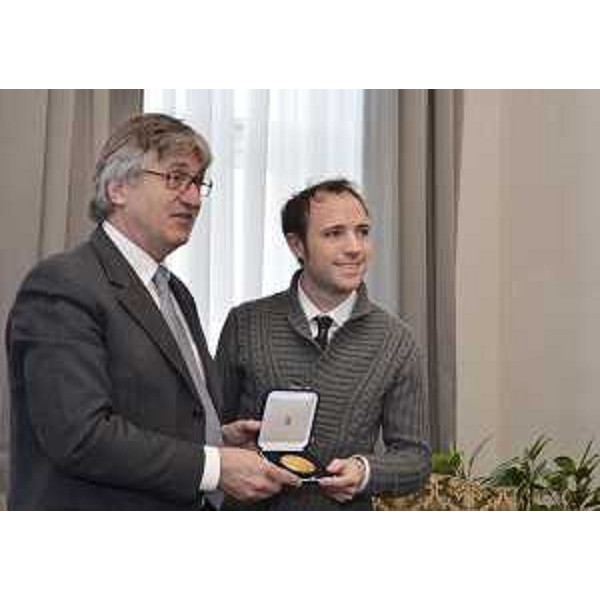 Renzo Tondo (Presidente Friuli Venezia Giulia) incontra Eugenio Bon (Marittimo) nella sede della Regione. (Trieste 10/02/12)