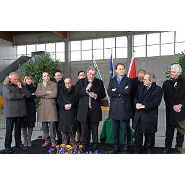 Luca Ciriani (Vicepresidente Giunta FVG) durante l'inaugurazione della Ecosinergie. (San Vito al Tagliamento 18/02/12)