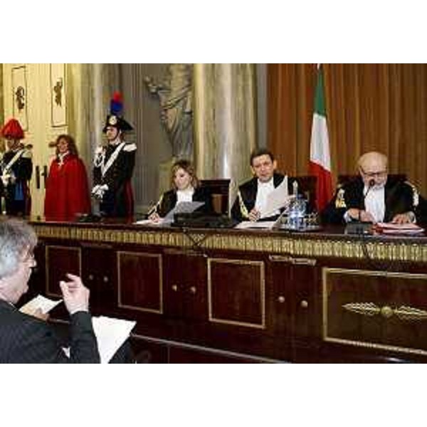 Renzo Tondo (Presidente Friuli venezia Giulia) all'inaugurazione dell'Anno giudiziario 2012 della Sezione giurisdizionale regionale della Corte dei Conti per il Friuli Venezia Giulia, alla Camera di Commercio. (Trieste 25/02/12)