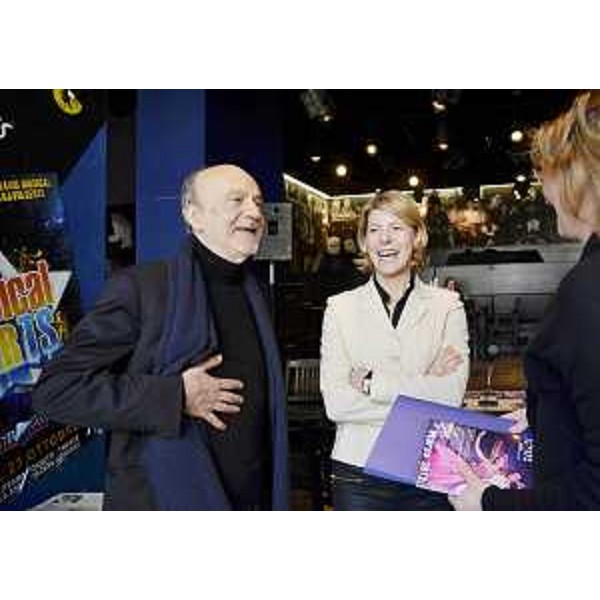 Antonio Calenda (Direttore Teatro Stabile Friuli Venezia Giulia) e Federica Seganti (Assessore regionale Attività produttive) alla presentazione di tre spettacoli particolarmente importanti de Il Rossetti-Teatro stabile del Friuli Venezia Giulia. (Trieste 06/03/12)