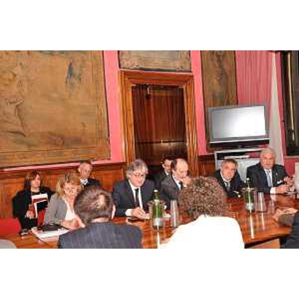 Renzo Tondo (Presidente Friuli Venezia Giulia) incontra i parlamentari eletti in regione Friuli Venezia Giulia, nella sede di rappresentanza in piazza Colonna. (Roma 06/03/12)