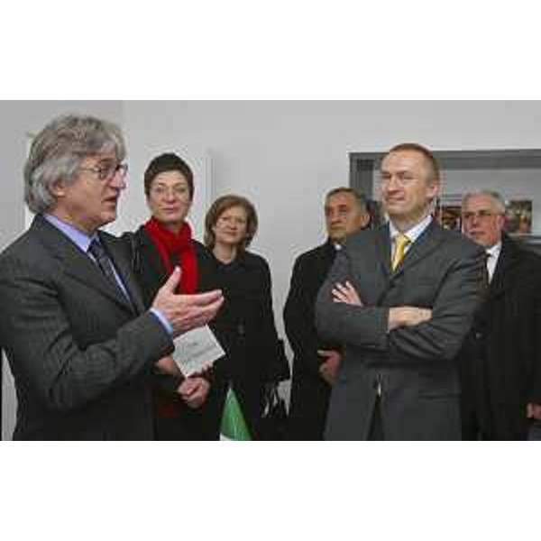 Renzo Tondo (Presidente Friuli Venezia Giulia) e Bojan Pajtic (Presidente Provincia Autonoma di Vojvodina) all'inaugurazione di "Casa FVG in Vojvodina", ufficio di collegamento gestito da Informest e ospitato dal Governo della Provincia Autonoma di Vojvodina. (Novi Sad 13/03/12)