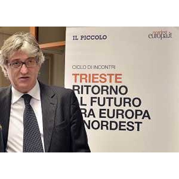 Renzo Tondo (Presidente Friuli Venezia Giulia) alla presentazione del libro "Sono soldi ben spesi? Perché e come valutare l'efficacia delle politiche pubbliche" (Marsilio Editori). (Trieste 14/03/12)