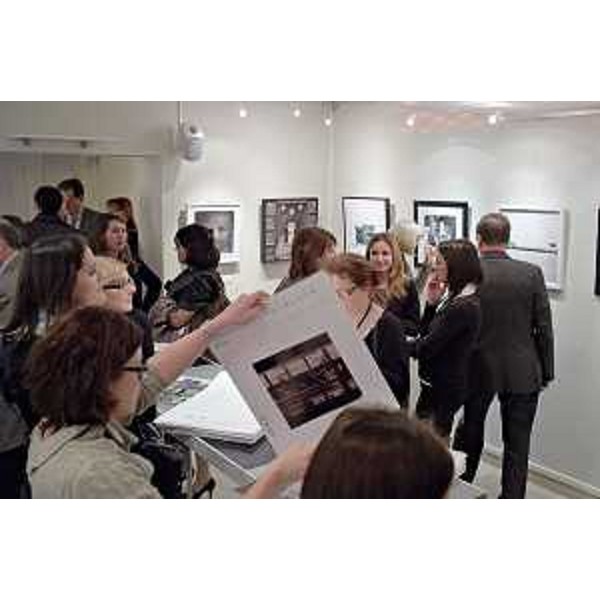 L'inaugurazioe della mostra "Fotografare il tempo" nella sede dell'Ufficio di collegamento della Regione Friuli Venezia Giulia. (Bruxelles 14/03/12)