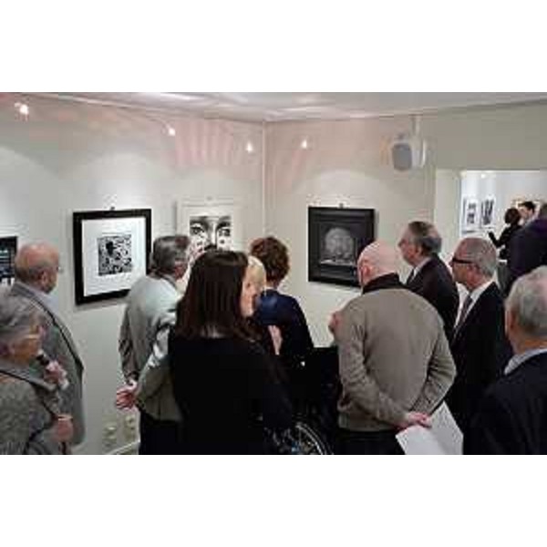 L'inaugurazioe della mostra "Fotografare il tempo" nella sede dell'Ufficio di collegamento della Regione Friuli Venezia Giulia. (Bruxelles 14/03/12)