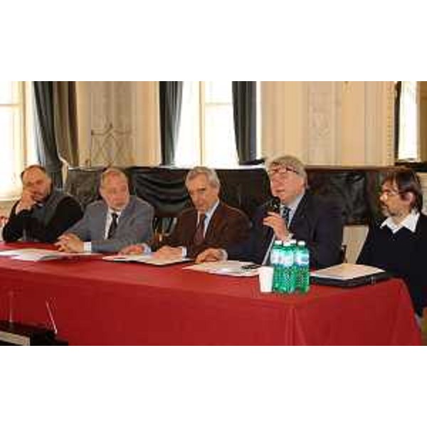 Elio De anna (Assessore regionale Cultura) alla presentazione del seminario internazionale "Introducing LoLa", al Conservatorio Tartini. (Trieste 27/03/12)