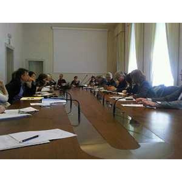 Elio De anna (Assessore regionale Cultura) all'incontro tecnico per il sostegno del Friuli Venezia Giulia a "Per Venezia con il Nord Est Capitale Europea della Cultura 2019", nella sede della Regione. (Trieste 27/03/12)