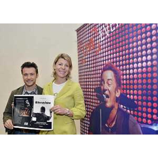 Daniele Benvenuti e Federica Seganti (Assessore regionale Attività produttive). (Trieste 30/04/12)