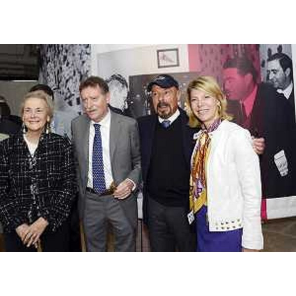 Maria T. Bassa Poropat (Presidente Provincia Trieste), Tito Rocco (Figlio Nereo Rocco), Amilcare Berti (Ex presidente Triestina Calcio) e Federica Seganti (Assessore regionale Attività produttive) all'anteprima della mostra "Nereo Rocco, la leggenda del Paròn". (Trieste 14/05/12)