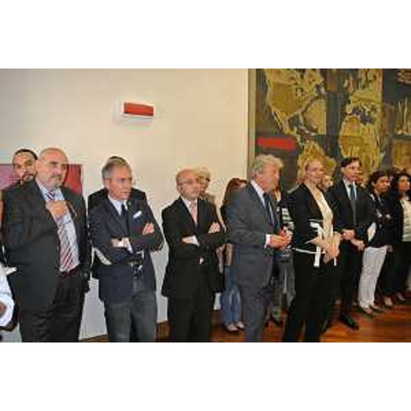 Antonio Paoletti (Presidente Camera di Commercio Trieste) alla cerimonia di consegna delle targhe di riconoscimento ai Locali storici del FVG. (Trieste 29/05/12)