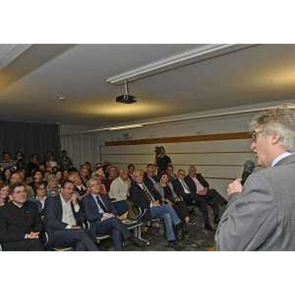 Intervento di Renzo Tondo (Presidente Friuli Venezia Giulia) alla presentazione del 'gugjet', nuovo simbolo di promozione turistica di Tolmezzo e del suo territorio. (Tolmezzo 06/06/12)