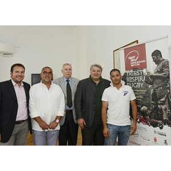 Elio De Anna (Assessore regionale Sport) all'incontro sul bilancio dell'undicesima edizione dello European Golden Oldies Rugby (EGOR) Festival, tenutasi al Prosecco Sport Centre sul Carso triestino. (Trieste 20/06/12)