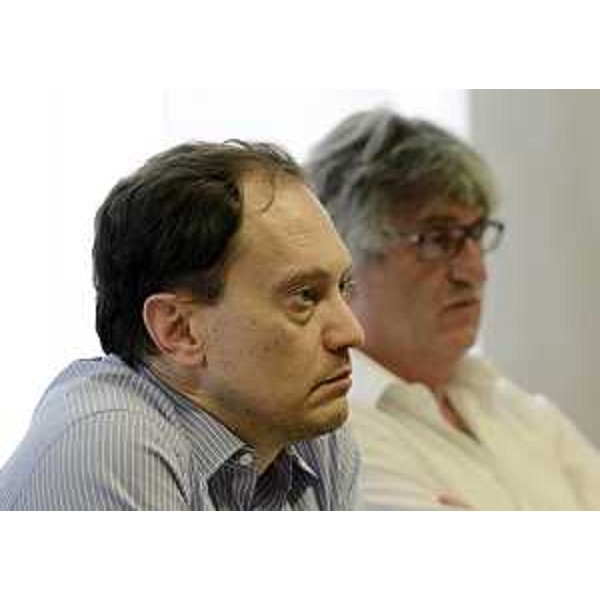 Luca Ciriani (Vicepresidente FVG e assessore regionale Ambiente, Energia, Montagna, Protezione civile) nel corso della riunione della Giunta regionale, nella sede della Regione. (Trieste 06/07/12)