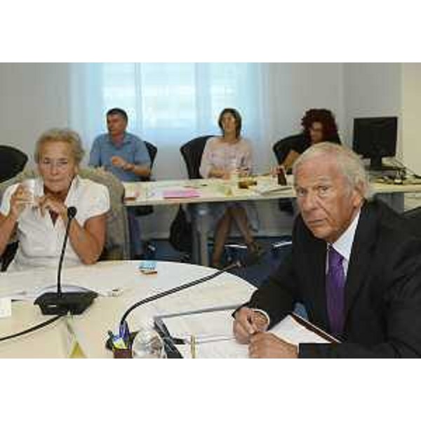 Maria Teresa Bassa Poropat (Presidente Provincia Trieste) ed Ettore Romoli (Sindaco Gorizia) rieletti rispettivamente vicepresidente e presidente del Consiglio delle Autonomie Locali (CAL). (Udine 23/07/12)