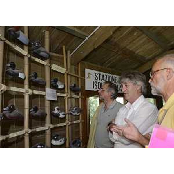 Renzo Tondo (Presidente Friuli Venezia Giulia) visita la Riserva naturale della Foce dell'Isonzo "Isola della Cona". (Staranzano 19/07/12)