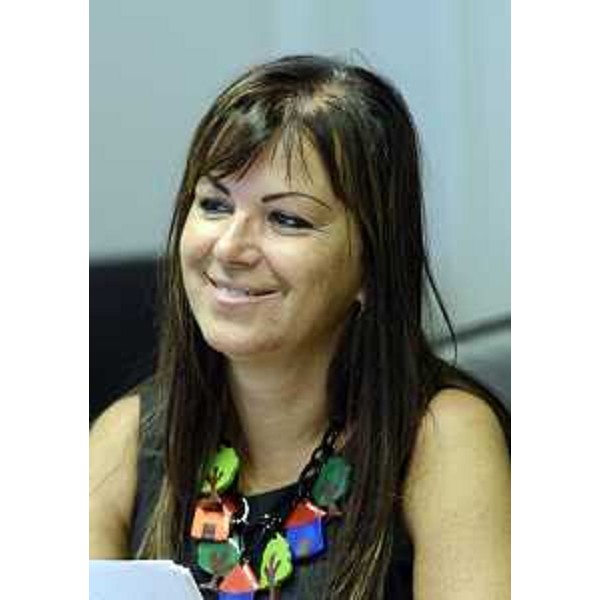 Angela Brandi (Assessore regionale Lavoro, Formazione, Commercio, Pari Opportunità) durante la riunione della Giunta regionale. (Trieste 02/08/12)