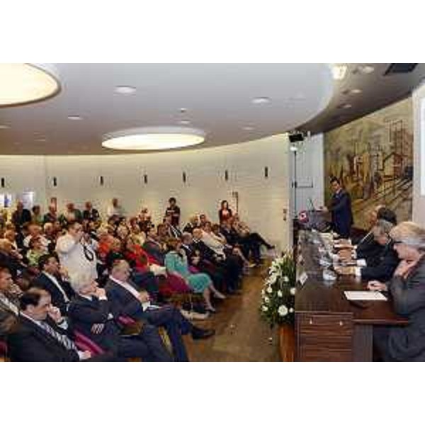 Relazioni inaugurali per l'apertura della sede del Consolato onorario del Canada, nella Camera di Commercio. (Udine 06/08/12)