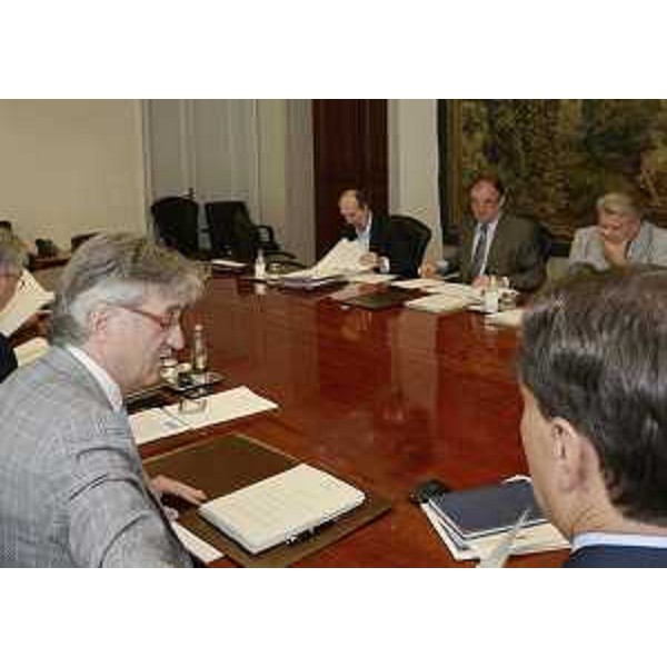 Riunione della Giunta regionale presieduta da Renzo Tondo (Presidente Friuli Venezia Giulia), nella sede della Regione FVG. (Trieste 30/08/2012)