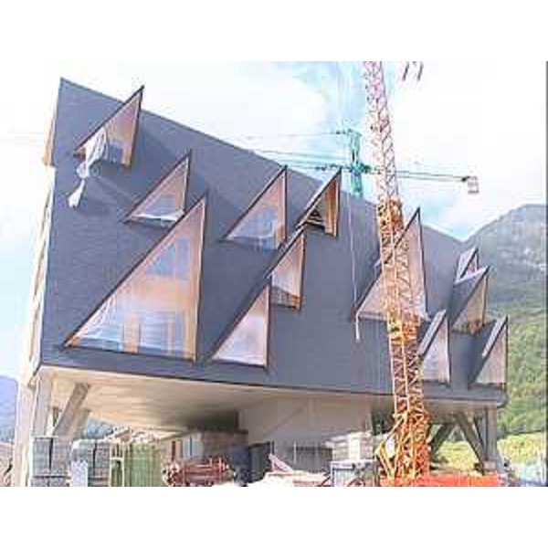 Il cantiere del Residence del Polo sportivo. (Piancavallo 07/09/12)