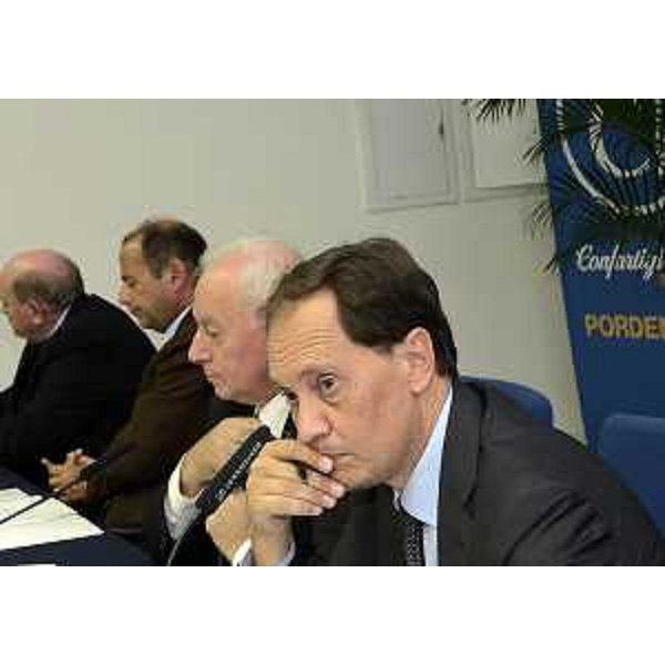 Luca Ciriani (Vicepresidente Friuli Venezia Giulia) alla sessantaseiesima Giornata dell'Artigianato a PordenoneFiere. (Pordenone 15/09/12)