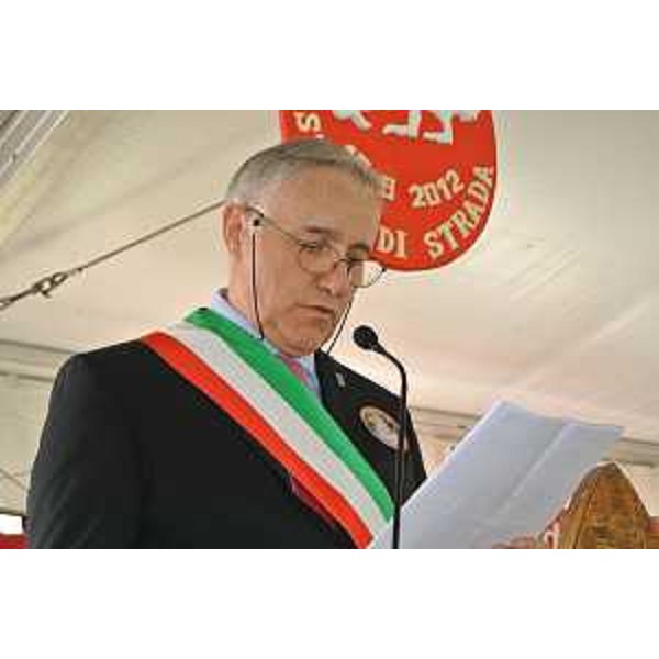 Mario Cristofoli (Sindaco Castions di Strada) al 54° congresso provinciale dell'AFDS-Associazione Friulana Donatori di Sangue. (Castions di Strada 16/09/12)