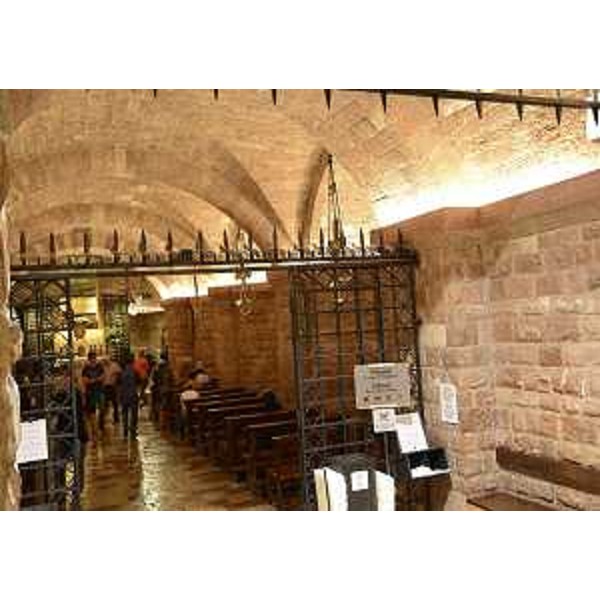Cripta della tomba di San Francesco. (Assisi 03/10/12)
